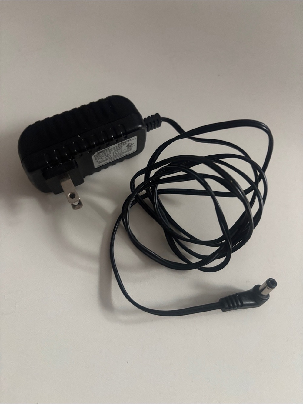 Universal Black AC Power Adapter with Barrel Plug